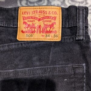 Levi's Black Straight Men's Jeans